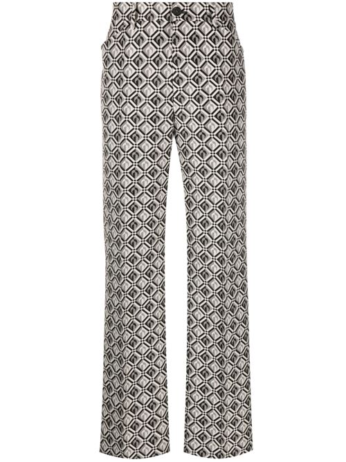 Pants with textured print MARINE SERRE | P136SS23MWOTCO001900